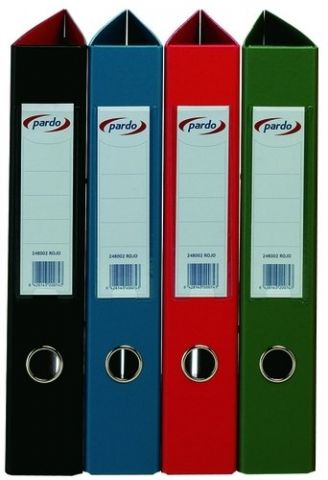 CARPETA PARDO PVC Fº 4 AN.40 MX NEGRO