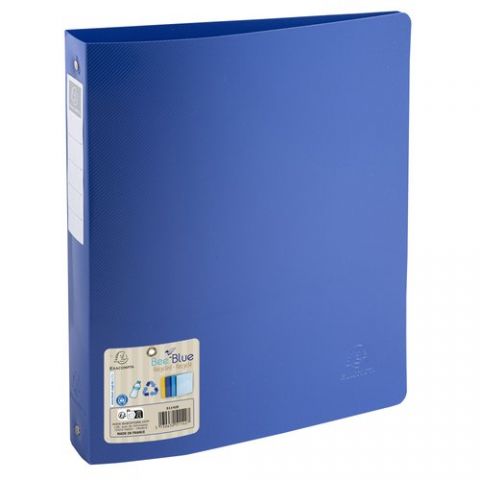 CARPETA de ANILLAS EXACOMPTA BEE BLUE PP A4+ 4 an.