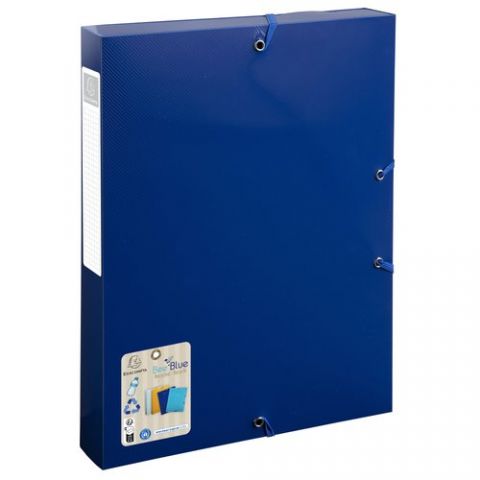 CARPETA de PROYECTOS EXACOMPTA BEE BLUE PP A4 GOMA