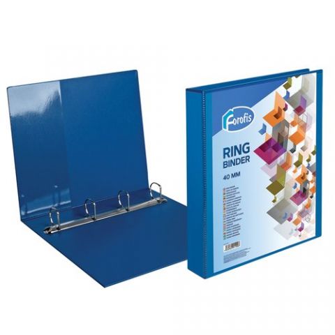 CARPETA CANGURO FOROFIS PP A4 4 an.MIXTAS 40 mm AZ