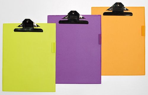 CARPETA con PINZA PORTABLOCS IBERPLAS PVC Fº COL.S
