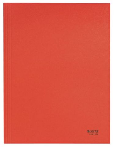SUBCARP. LEITZ RECYCLE 3 SOL. A4 ROJO