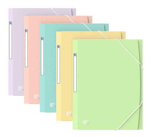CARPETA de GOMAS y SOLAPAS OXFORD URBAN PP TRANSLU