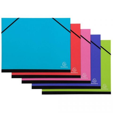 CARPETA de DIBUJO EXACOMPTA IDERAMA CARTON C/GOMAS