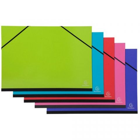 CARPETA de DIBUJO EXACOMPTA IDERAMA CARTON C/GOMAS