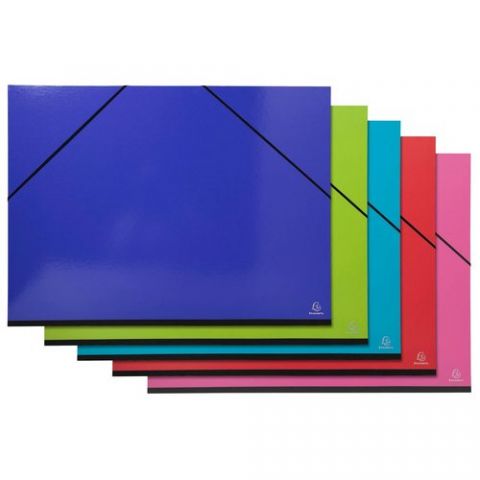 CARPETA de DIBUJO EXACOMPTA IDERAMA CARTON C/GOMAS