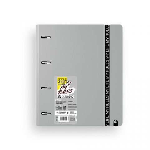 CARPEBLOC CARCHIVO FOAM 360 MY RULES A4 4 an.MIXTA