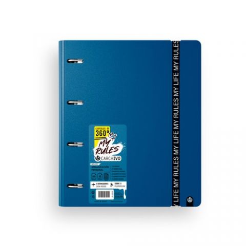 CARPEBLOC CARCHIVO FOAM 360 MY RULES A4 4 an.MIXTA
