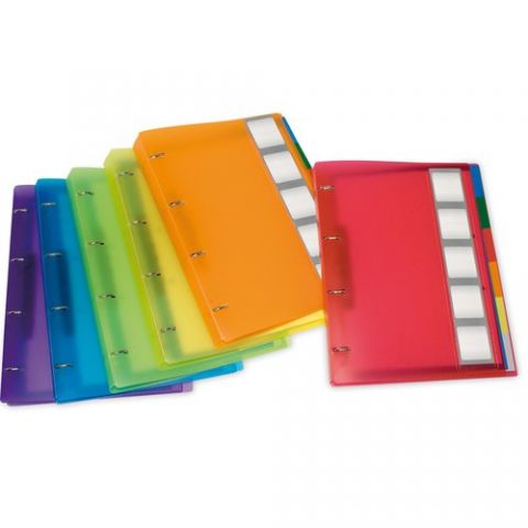 CARPETA de ANILLAS GRAFOPLAS PP TRANS. COLORGRAF F