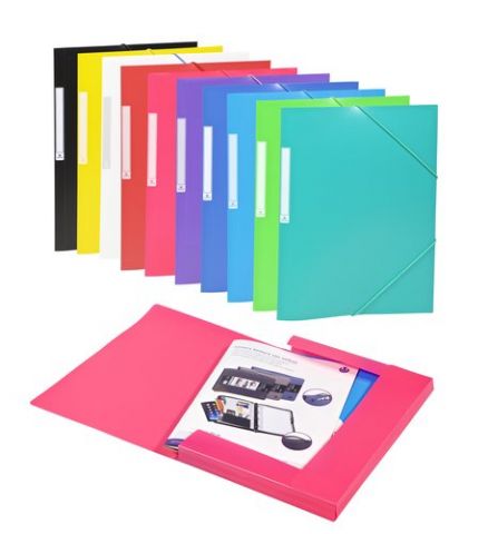 CARPETA de GOMAS y SOLAPAS CARCHIVO PP OPACO Fº co