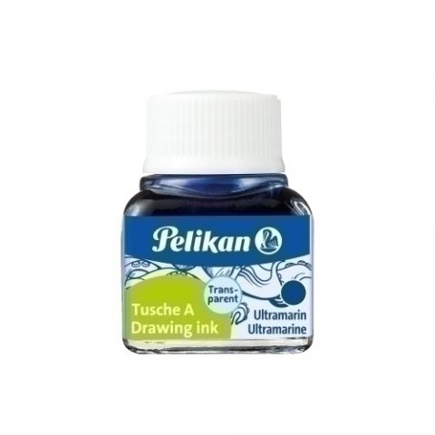 TINTA CHINA PELIKAN 10 ml. AZUL ULTRAMAR