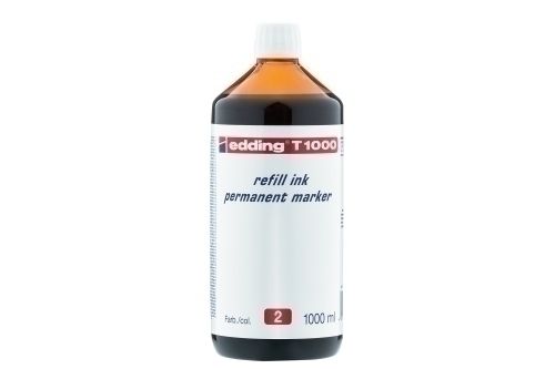 TINTA ROTUL.EDDING 1 litro T1000 ROJO