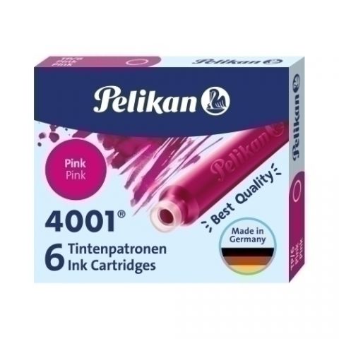 TINTA ESTILOG.PELIKAN 6 CART.TP/6 ROSA