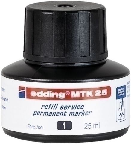 TINTA ROTULADOR EDDING PERMANENTE FRASCO 25 ml. MT