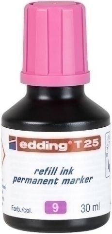 TINTA ROTULADOR EDDING FRASCO 30 ml. T25 ROSA