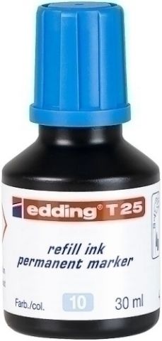 TINTA ROTULADOR EDDING FRASCO 30 ml. T25 AZUL CLAR