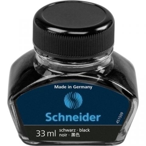 TINTA ESTILOGRAFICA SCHNEIDER FRASCO 33 ml NEGRA