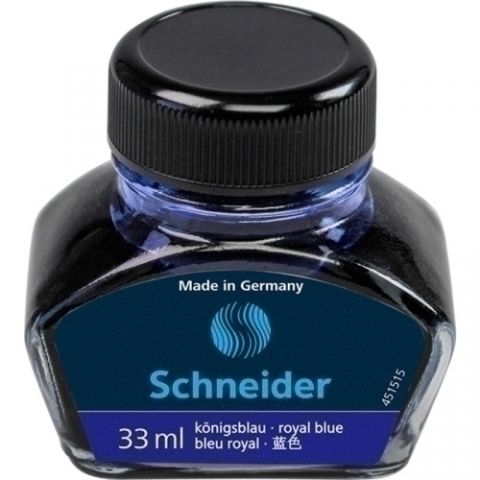 TINTA ESTILOGRAFICA SCHNEIDER FRASCO 33 ml AZUL