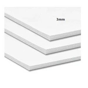 CARTON PLUMA YOSAN BLANCO ADHESIVO 3mm A3