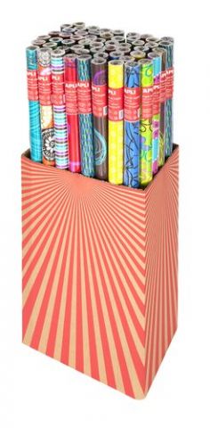 PAPEL de REGALO ROLLO APLI 0,7x2 m (CAJA de 55) TE