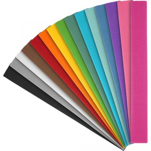 PAPEL CREPE (PINOCHO) FIXO KIDS 35g 0,5x2,5 m TURQ