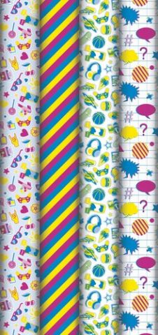 PAPEL de REGALO ROLLO CLAIREFONTAINE 0,7x2 m (CAJA
