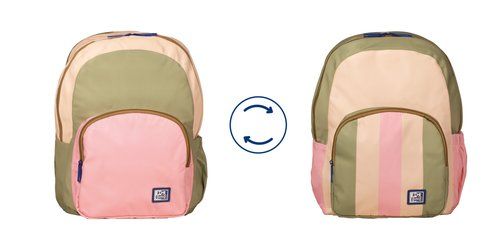 MOCHILA OXFORD COLOR BLOCK REVERSIBLE MODELO 1 SAF