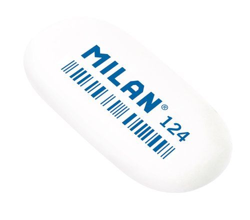 GOMA de BORRAR MILAN MIGA DE PAN OVALADA 124  (ud.