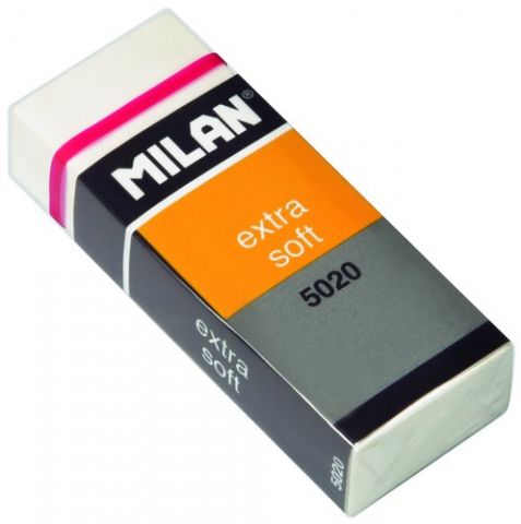 GOMA de BORRAR MILAN PLASTICO 5020 EXTRA SOFT  (ud