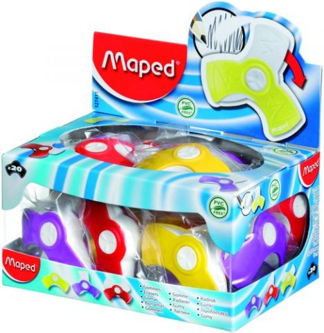 GOMA de BORRAR MAPED SPIN con PROTECTOR ROTATIVO E