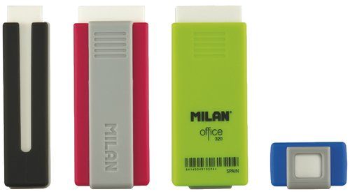 GOMA de BORRAR MILAN OFFICE 320 con FUNDA PROTECTO