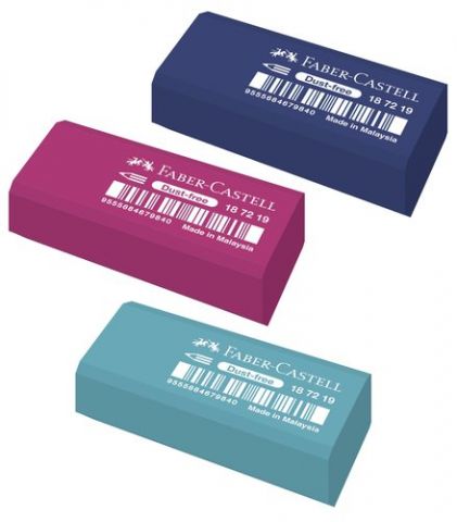 GOMA de BORRAR FABER-CASTELL DUST-FREE CAJA de 30