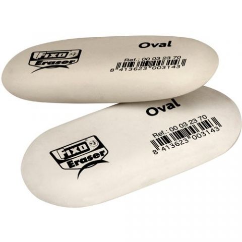 GOMA de BORRAR FIXO OVAL (ud.)