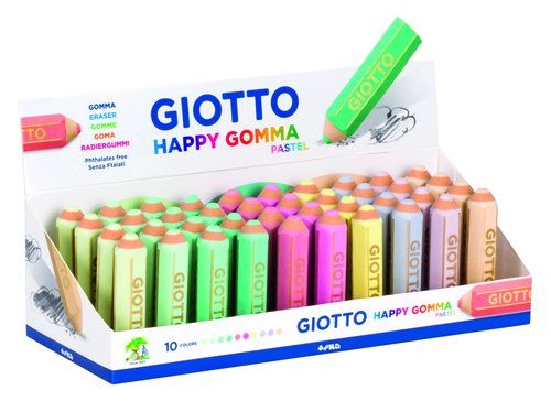 GOMA BORRAR GIOTTO HAPPY GOMMA EXP.40