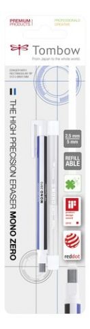 PORTAGOMAS TOMBOW MONO ZERO PUNTA RECTANGULAR + RE