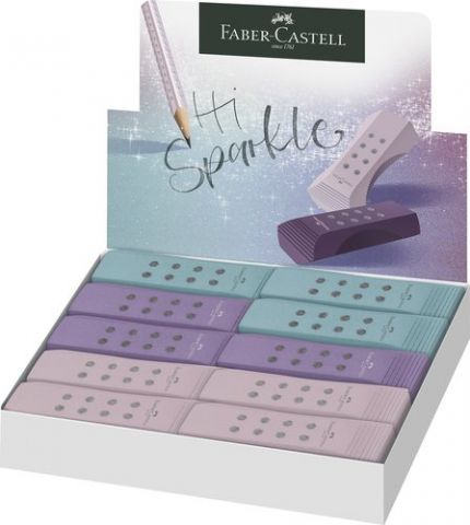 GOMA de BORRAR FABER-CASTELL RollOn SPARKLE CAJA D