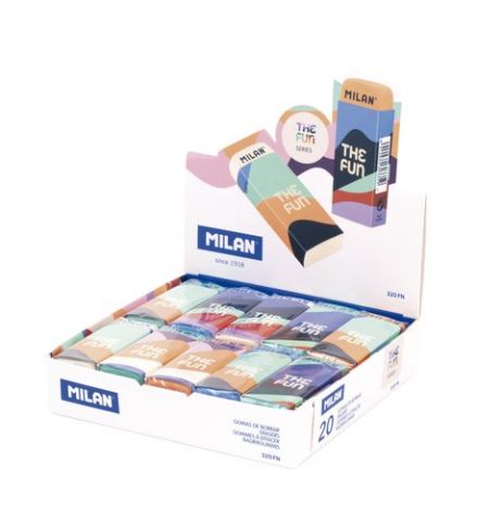GOMA de BORRAR MILAN 320 THE FUN con FUNDA PROTECT