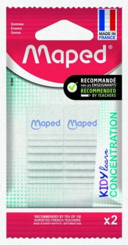 GOMA de BORRAR MAPED KIDY LEARN CONCENTRACION BLIS
