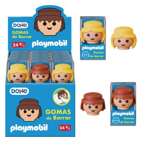 GOMA de BORRAR DOHE PLAYMOBIL SURTIDO EXPOSITOR DE