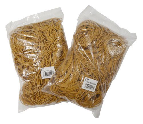 GOMAS ELAST. BOLSA 1 Kg  90 mm Nº9