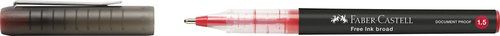 ROLLER T.LIQ. FABER-CASTELL FREE INK BROAD 1,5 ROJ