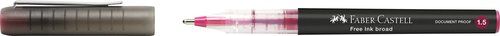ROLLER T.LIQ. FABER-CASTELL FREE INK BROAD 1,5 ROJ