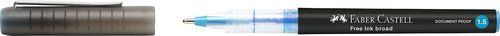 ROLLER T.LIQ. FABER-CASTELL FREE INK BROAD 1,5 AZU