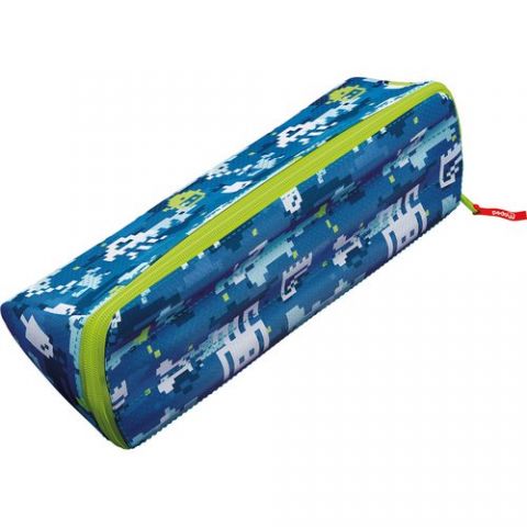 PORTATODO MAPED XXL PATTERN BLUE PIXEL