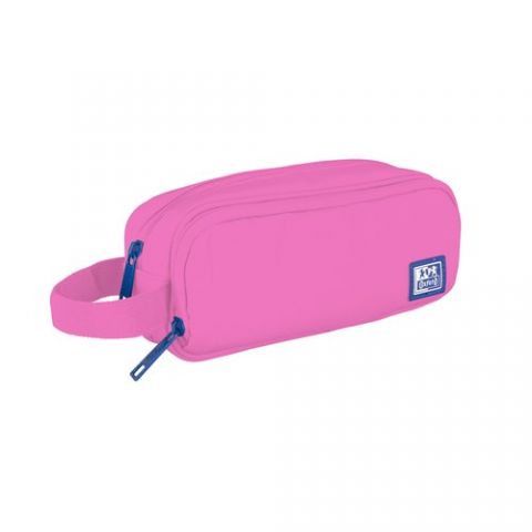 PORTATODO OXFORD B-SMART 3 COMPARTIMENTOS ROSA