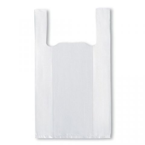 BOLSA CAMISETA BLANCA 40x50 PAQ.100 G200