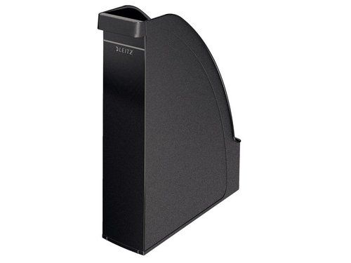 REVISTERO PLASTICO LEITZ PLUS A4 78mm OPACO NEGRO