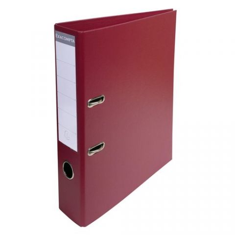 ARCHIVADOR EXAC. FR.PVC A4 70 BURDEOS