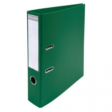 ARCHIVADOR EXAC. FR.PVC A4 70 VERDE OSCU
