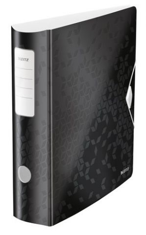 ARCHIVADOR LEITZ WOW A4 180º 80mm NEGRO